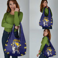 Bosnia And Herzegovina Grocery Bag The Tornjak With Lilium Bosniacum - Wonder Print Shop