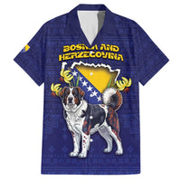 Personalized Bosnia And Herzegovina Hawaiian Shirt The Tornjak With Lilium Bosniacum - Wonder Print Shop