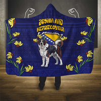 Bosnia And Herzegovina Hooded Blanket The Tornjak With Lilium Bosniacum - Wonder Print Shop