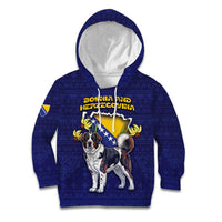Personalized Bosnia And Herzegovina Kid Hoodie The Tornjak With Lilium Bosniacum - Wonder Print Shop