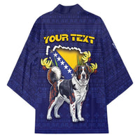 Personalized Bosnia And Herzegovina Kimono The Tornjak With Lilium Bosniacum - Wonder Print Shop