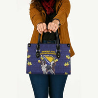 Bosnia And Herzegovina Leather Bag The Tornjak With Lilium Bosniacum - Wonder Print Shop