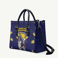 Bosnia And Herzegovina Leather Bag The Tornjak With Lilium Bosniacum - Wonder Print Shop