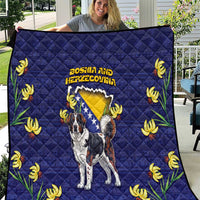 Bosnia And Herzegovina Quilt The Tornjak With Lilium Bosniacum - Wonder Print Shop