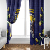 Bosnia And Herzegovina Window Curtain The Tornjak With Lilium Bosniacum - Wonder Print Shop