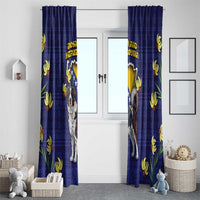 Bosnia And Herzegovina Window Curtain The Tornjak With Lilium Bosniacum - Wonder Print Shop