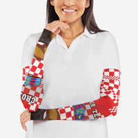 Croatia Arm Sleeves Kuna Zlatica With Symbol - Wonder Print Shop