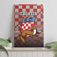 Croatia Canvas Wall Art Kuna Zlatica With Symbol - Wonder Print Shop