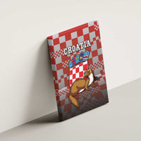 Croatia Canvas Wall Art Kuna Zlatica With Symbol - Wonder Print Shop
