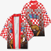 Personalized Croatia Kimono Kuna Zlatica With Symbol - Wonder Print Shop