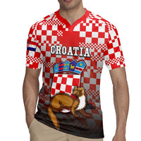 Personalized Croatia Rugby Jersey Kuna Zlatica With Symbol - Wonder Print Shop