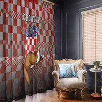 Croatia Window Curtain Kuna Zlatica With Symbol - Wonder Print Shop