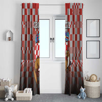 Croatia Window Curtain Kuna Zlatica With Symbol - Wonder Print Shop