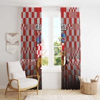 Croatia Window Curtain Kuna Zlatica With Symbol - Wonder Print Shop