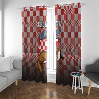Croatia Window Curtain Kuna Zlatica With Symbol - Wonder Print Shop