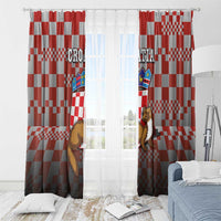 Croatia Window Curtain Kuna Zlatica With Symbol - Wonder Print Shop