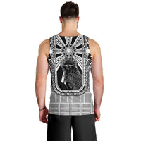 Mabuhay Philippines Festival Men Tank Top Philippine Eagle Sun Three Stars Barong Pattern