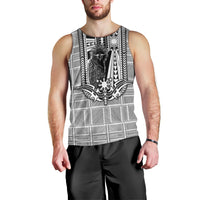 Mabuhay Philippines Festival Men Tank Top Philippine Eagle Sun Three Stars Barong Pattern