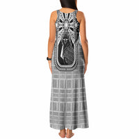 Mabuhay Philippines Festival Tank Maxi Dress Philippine Eagle Sun Three Stars Barong Pattern