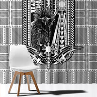 Mabuhay Philippines Festival Window Curtain Philippine Eagle Sun Three Stars Barong Pattern