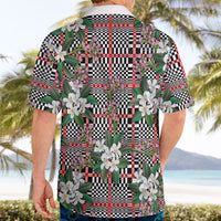 Red Binakol Motifs With Jasminum Sambac Hawaiian Shirt Mabuhay Philippines Festival