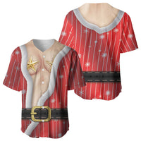 Christmas Costume Baseball Jersey Sexy Mrs Claus - Wonder Print Shop