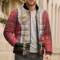 Christmas Costume Bomber Puffer Jacket Sexy Mrs Claus - Wonder Print Shop