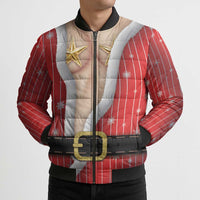 Christmas Costume Bomber Puffer Jacket Sexy Mrs Claus - Wonder Print Shop