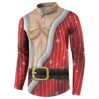 Christmas Costume Button Sweatshirt Sexy Mrs Claus - Wonder Print Shop