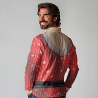 Christmas Costume Long Sleeve Polo Shirt Sexy Mrs Claus - Wonder Print Shop