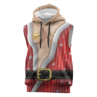 Christmas Costume Sleeveless Hoodie Sexy Mrs Claus - Wonder Print Shop