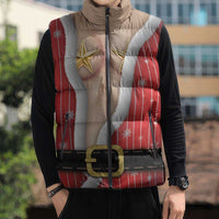 Christmas Costume Sleeveless Puffer Jacket Sexy Mrs Claus - Wonder Print Shop