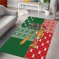 Six Seven Christmas Area Rug Funny Tung Tung Tung Sahur - Wonder Print Shop
