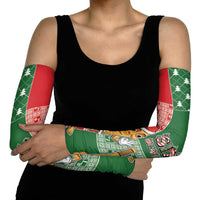 Six Seven Christmas Arm Sleeves Funny Tung Tung Tung Sahur - Wonder Print Shop