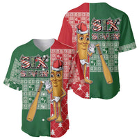 Six Seven Christmas Baseball Jersey Funny Tung Tung Tung Sahur - Wonder Print Shop