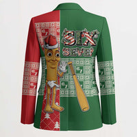 Six Seven Christmas Blazer Funny Tung Tung Tung Sahur - Wonder Print Shop
