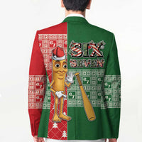Six Seven Christmas Blazer Funny Tung Tung Tung Sahur - Wonder Print Shop