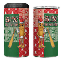 Six Seven Christmas 4 in 1 Can Cooler Tumbler Funny Tung Tung Tung Sahur - Wonder Print Shop