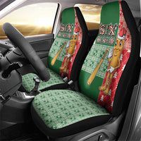 Six Seven Christmas Car Seat Cover Funny Tung Tung Tung Sahur - Wonder Print Shop