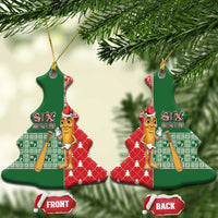 Six Seven Christmas Ceramic Ornament Funny Tung Tung Tung Sahur - Wonder Print Shop