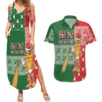 Six Seven Christmas Couples Matching Summer Maxi Dress and Hawaiian Shirt Funny Tung Tung Tung Sahur - Wonder Print Shop
