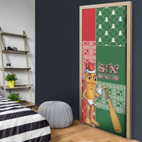 Six Seven Christmas Door Cover Funny Tung Tung Tung Sahur - Wonder Print Shop