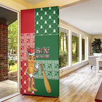 Six Seven Christmas Door Cover Funny Tung Tung Tung Sahur - Wonder Print Shop