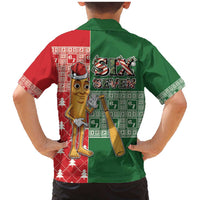 Six Seven Christmas Family Matching Mermaid Dress and Hawaiian Shirt Funny Tung Tung Tung Sahur - Wonder Print Shop