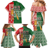 Six Seven Christmas Family Matching Mermaid Dress and Hawaiian Shirt Funny Tung Tung Tung Sahur - Wonder Print Shop