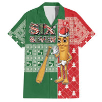 Six Seven Christmas Family Matching Short Sleeve Bodycon Dress and Hawaiian Shirt Funny Tung Tung Tung Sahur - Wonder Print Shop