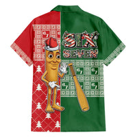 Six Seven Christmas Family Matching Short Sleeve Bodycon Dress and Hawaiian Shirt Funny Tung Tung Tung Sahur - Wonder Print Shop