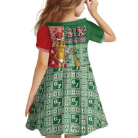Six Seven Christmas Family Matching Summer Maxi Dress and Hawaiian Shirt Funny Tung Tung Tung Sahur - Wonder Print Shop