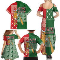 Six Seven Christmas Family Matching Summer Maxi Dress and Hawaiian Shirt Funny Tung Tung Tung Sahur - Wonder Print Shop