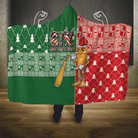 Six Seven Christmas Hooded Blanket Funny Tung Tung Tung Sahur - Wonder Print Shop